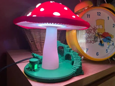 Mushroom Lamp – Dekoratif Mantar Masa Lambası | Modern, Sıcak ve Büyüleyici Ambiyans Aydınlatması