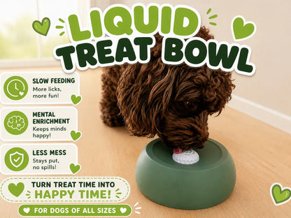 Sıvı Ödül Mama Kabı – Slow Feeder Lick Ball | Köpek ve Kediler İçin Zihinsel Aktivite Oyuncağı