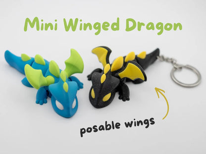 Mini Winged Dragon Anahtarlık – Mini Kanatlı Ejderha Anahtarlık