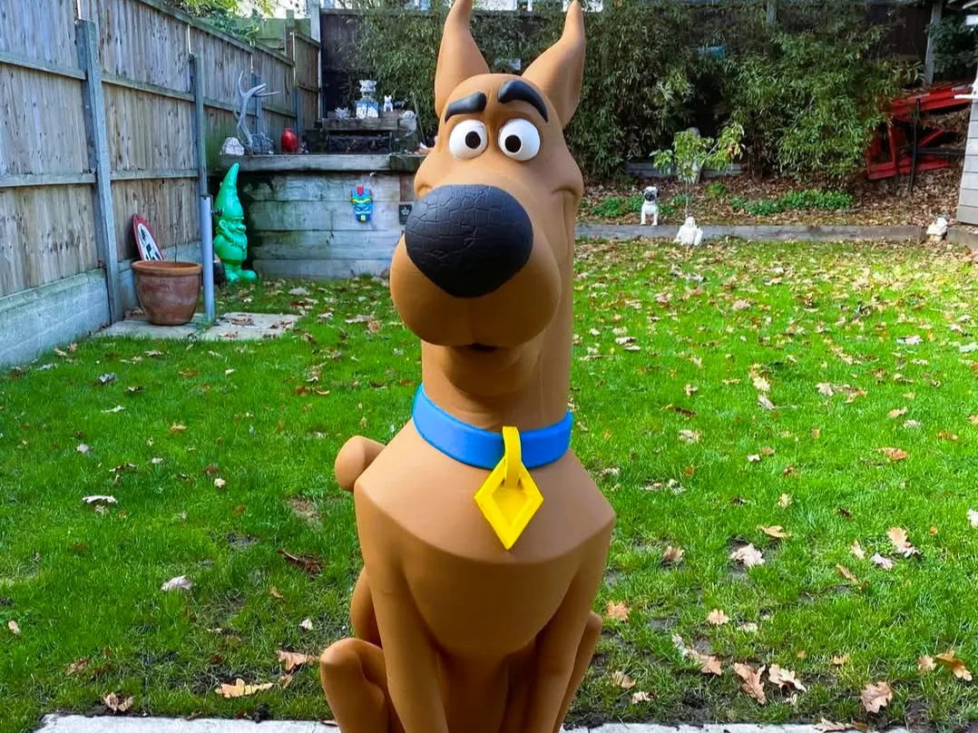 Gerçek Boyut Scooby-Doo 3D Model 1150mm | 29 Parts – 115 cm Scooby-Doo Dekoratif Figür