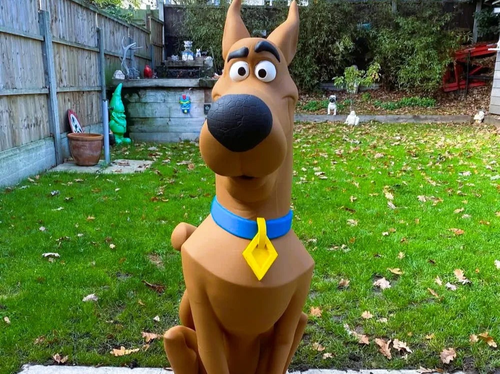 Gerçek Boyut Scooby-Doo 3D Model 1150mm | 29 Parts – 115 cm Scooby-Doo Dekoratif Figür