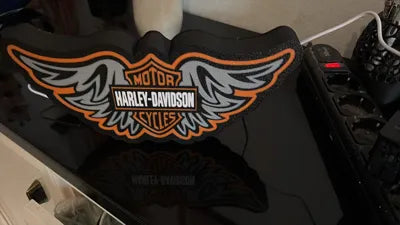 Harley Davidson LED Light Box – Harley Davidson LED Işıklı Dekoratif Kutu