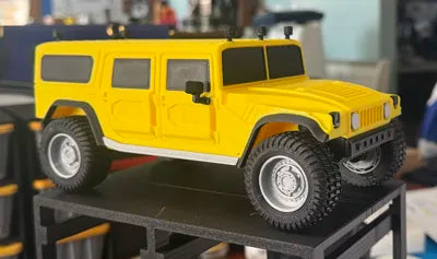 Büyük Boy Hummer H1 (Humvee) Model Kiti | 1:24 Ölçekli 3D Baskı Arazi Aracı Maketi