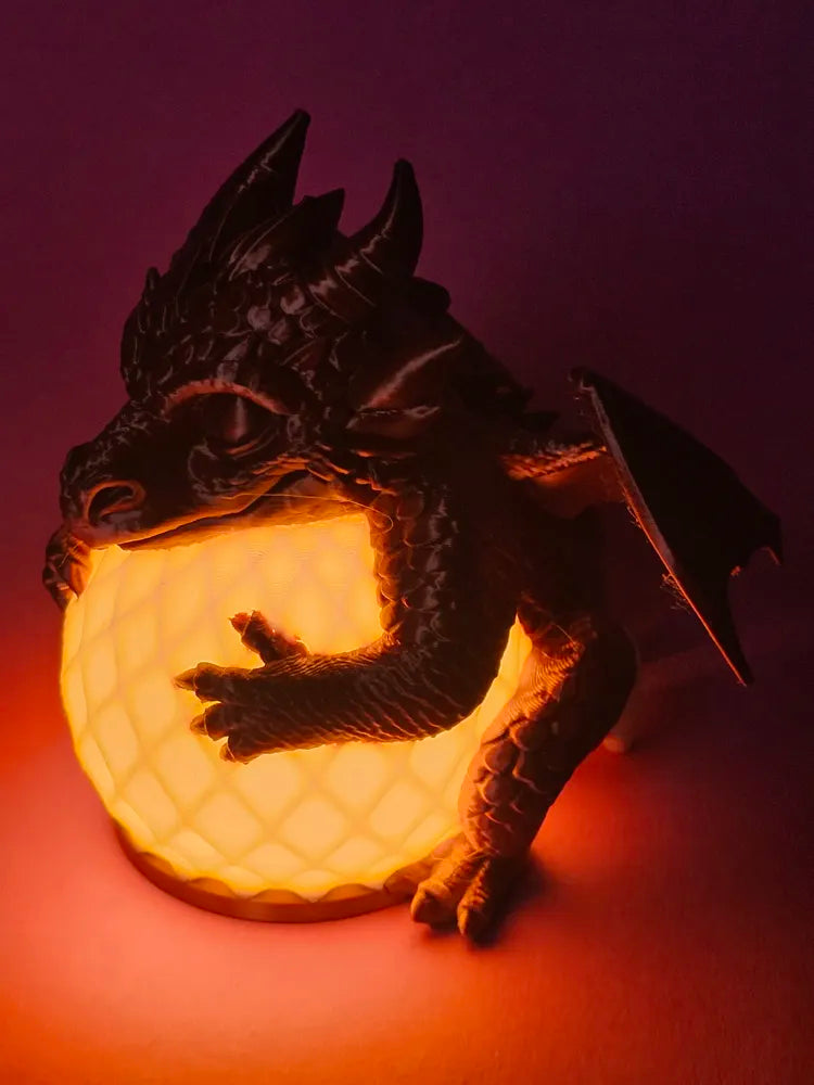 Dragon Night Light – Cozy Bedside Lamp | Ejderha Gece Lambası