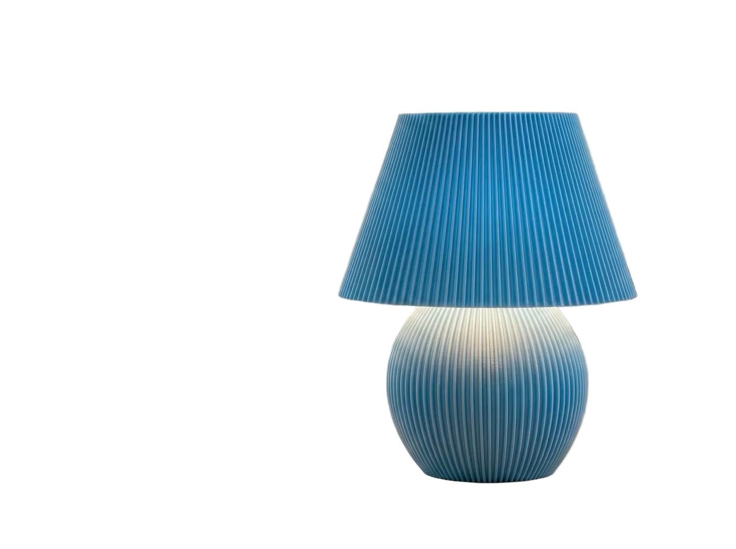 Mushroom Ribbed LED Masa Lambası – Modern İskandinav Tasarımlı Dekoratif LED Lamba