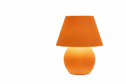 Mushroom Ribbed LED Masa Lambası – Modern İskandinav Tasarımlı Dekoratif LED Lamba
