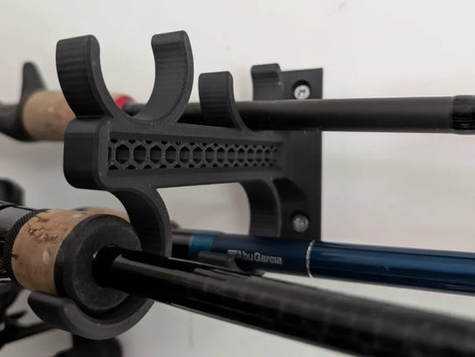 4'lü Olta Kamışı Duvar Askılığı – Fishing Rod Wall Hanger | Sağlam ve Düzenli Olta Saklama Standı