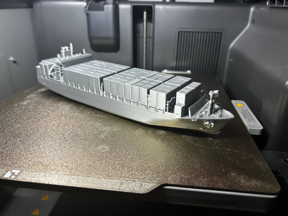 Konteyner Gemisi Maketi – 3D Baskı Dekoratif Gemi Modeli