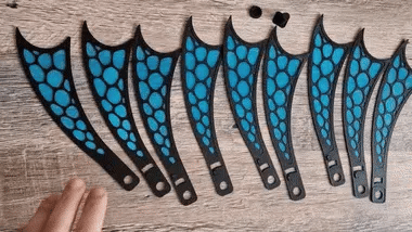DrakeWing Katlanabilir Ejderha Kanadı Yelpaze | 3D Baskı Fantastik Dekoratif El Yelpazesi