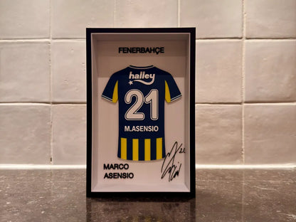 Marco Asensio Fenerbahçe Forma Çerçevesi – 3D Baskı Dekoratif Duvar ve Masaüstü Tablosu