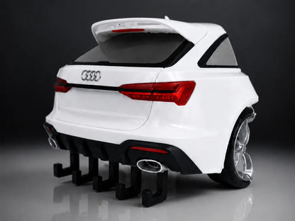 Audi RS6 Duvar Tipi Anahtar Askılığı – 5 Kancalı Otomobil Dekoru
