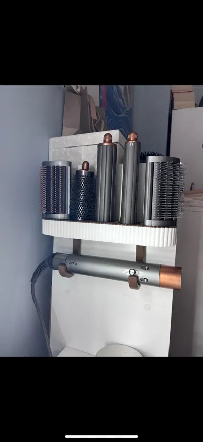 Dyson Uyumlu Saç Kurutma Makinesi ve Aksesuar Tutucu - Banyo Düzenleyici
