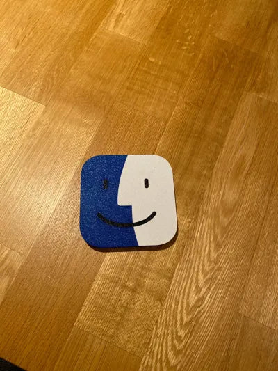 Apple Finder Logolu Mac Mini M4 Üst Kapak (Topper Skin)