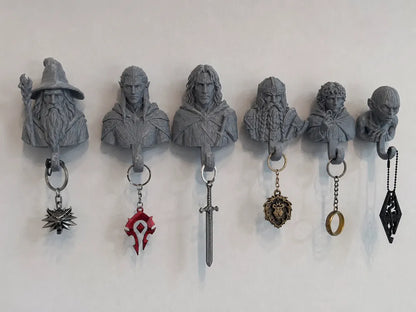 The Lord Of The Hooks – Dekoratif Duvar Askılıkları Seti