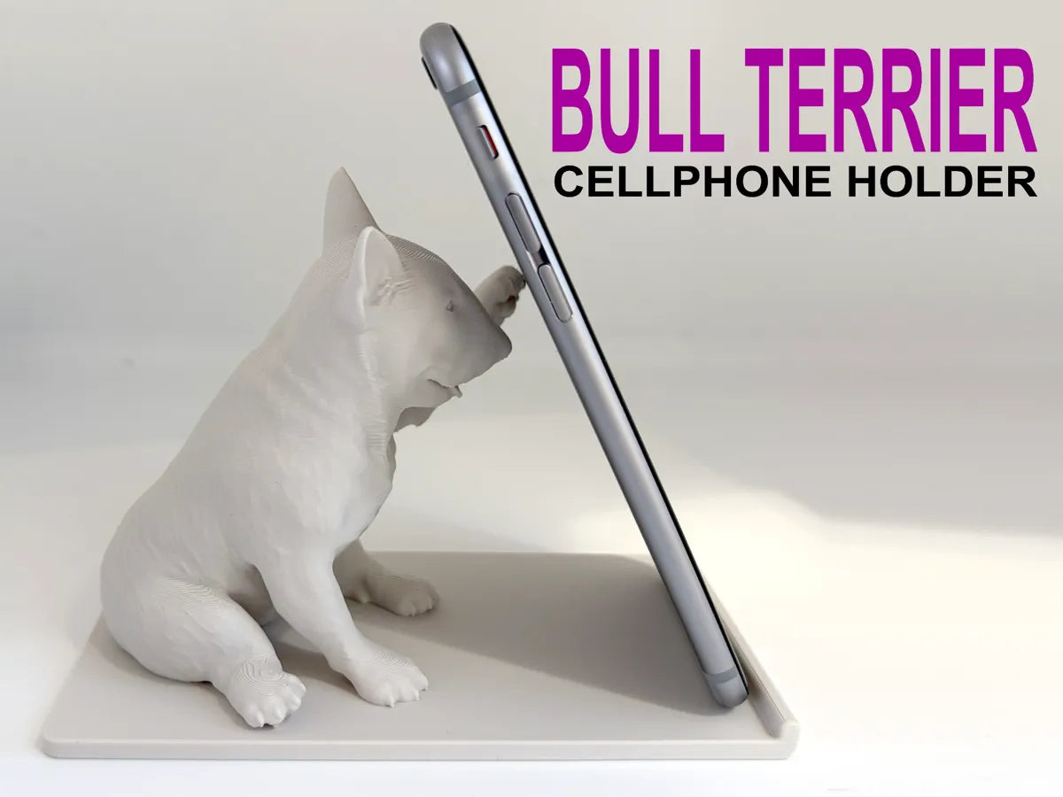 Bull Terrier Telefon ve Tablet Standı