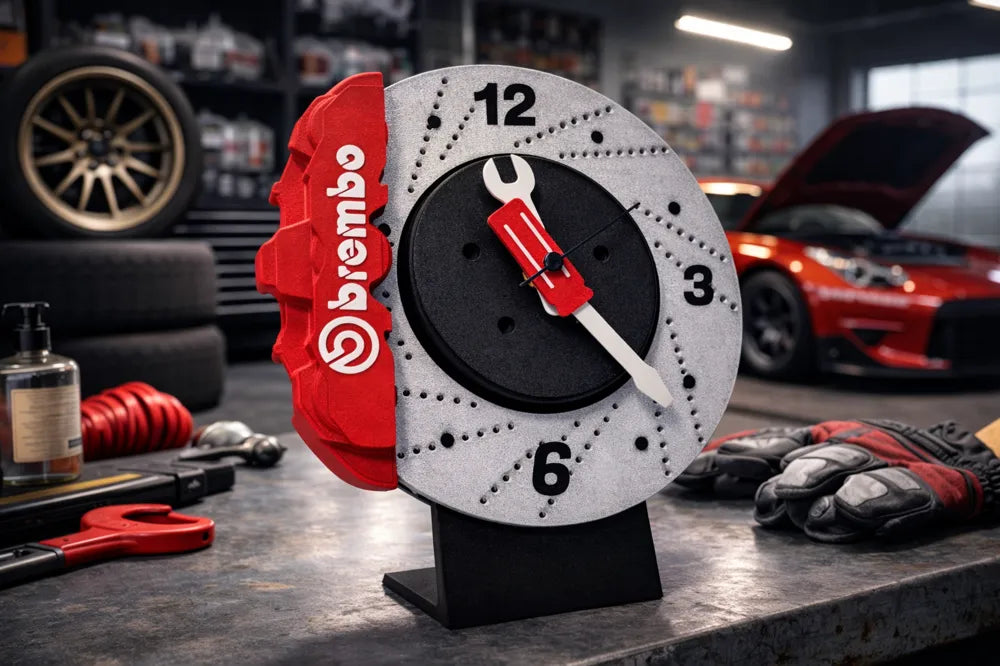 Disc Brake Clock – Disk Fren Tasarımlı Dekoratif Duvar Saati