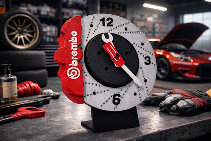 Disc Brake Clock – Disk Fren Tasarımlı Dekoratif Duvar Saati