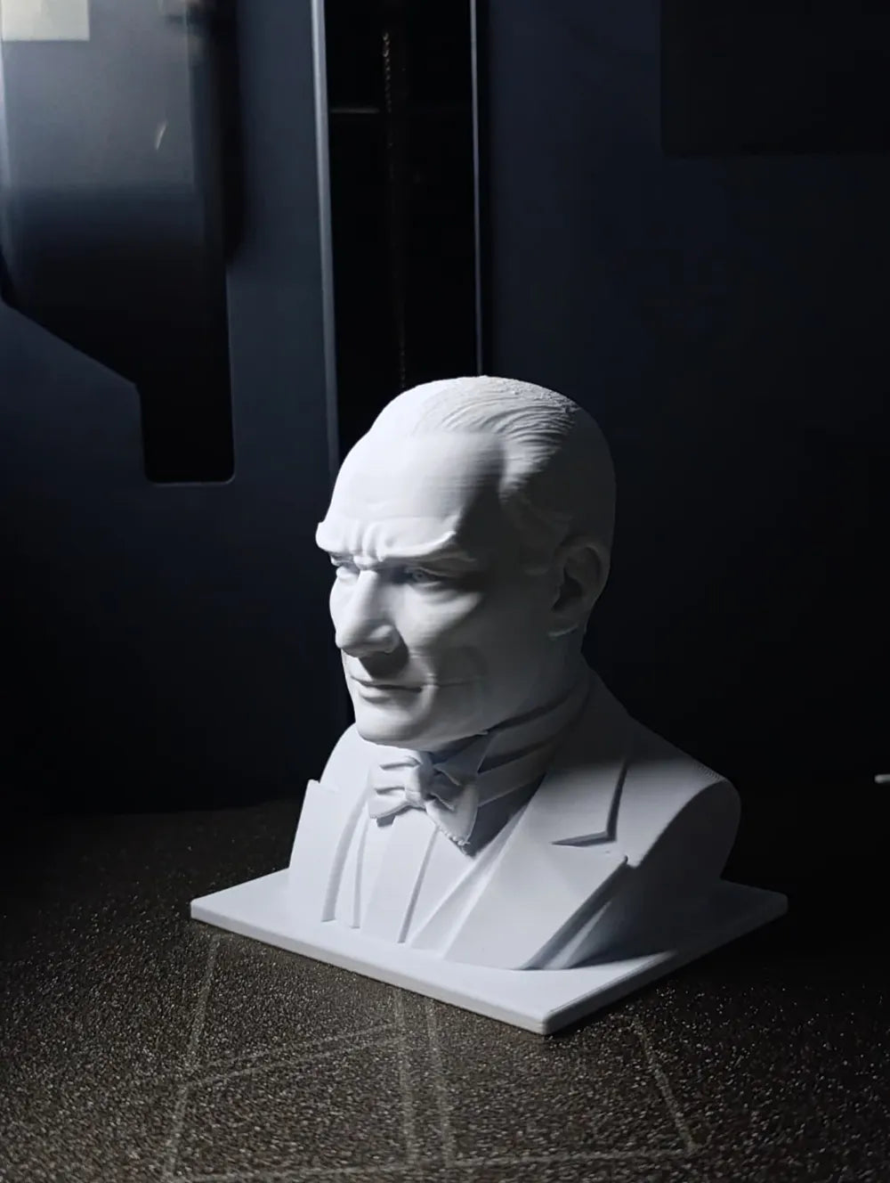 Atatürk Büstü – Dekoratif 3D Baskı Mustafa Kemal Atatürk Heykeli