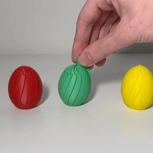 3D Baskı Gizli Mekanizmalı Fidget Yumurta | Hareketli Stres Giderici Masa Oyuncağı | EDC Fidget Oyuncak