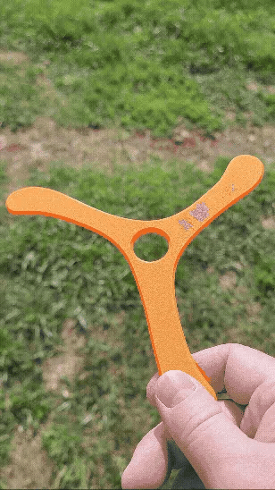 Üç Kanatlı Boomerang Atış Oyuncağı