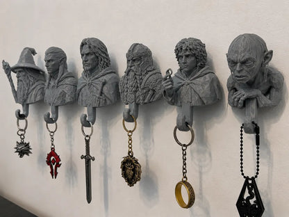 The Lord Of The Hooks – Dekoratif Duvar Askılıkları Seti