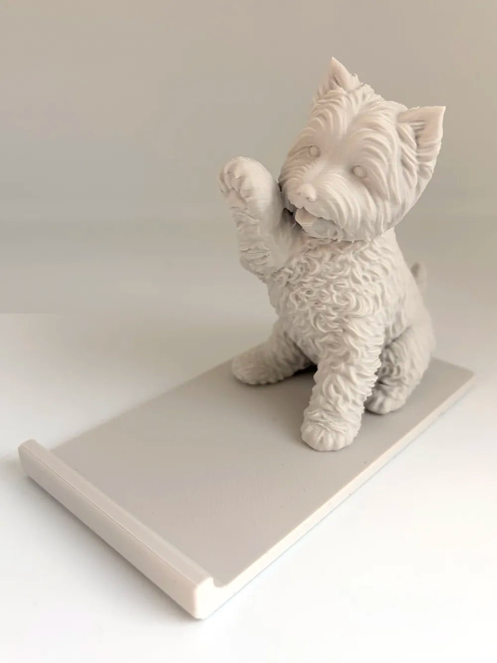 West Highland Terrier (Westie) Telefon ve Tablet Standı