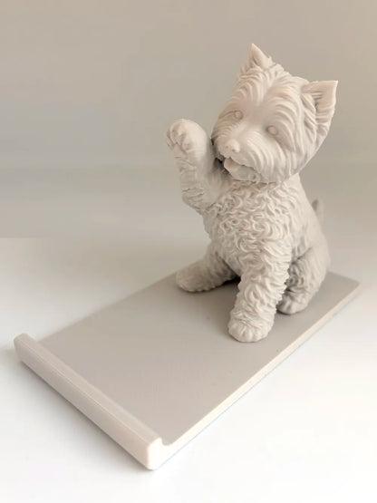 West Highland Terrier (Westie) Telefon ve Tablet Standı