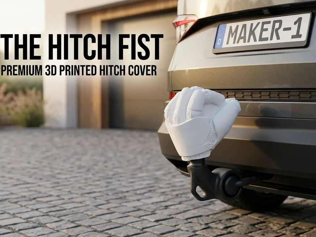 The Hitch Fist – Premium Çeki Demiri Topuzu Kapağı | 50 mm Tow Hitch Cover