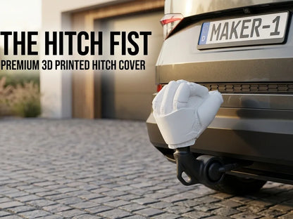 The Hitch Fist – Premium Çeki Demiri Topuzu Kapağı | 50 mm Tow Hitch Cover
