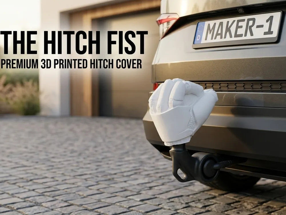 The Hitch Fist – Premium Çeki Demiri Topuzu Kapağı | 50 mm Tow Hitch Cover
