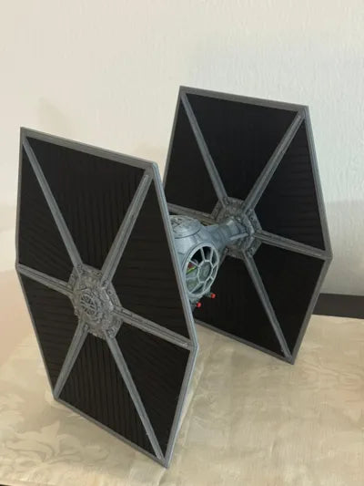 TIE Fighter Modeli | 3D Baskı Bilim Kurgu Uzay Gemisi Koleksiyon Maketi