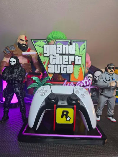 GTA VI Controller Holder for PS5 / Xbox – GTA 6 Temalı Oyun Kolu Standı
