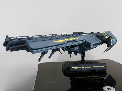 Helldivers 2 Super Destroyer with Stand Replica – Dekoratif Koleksiyon Modeli