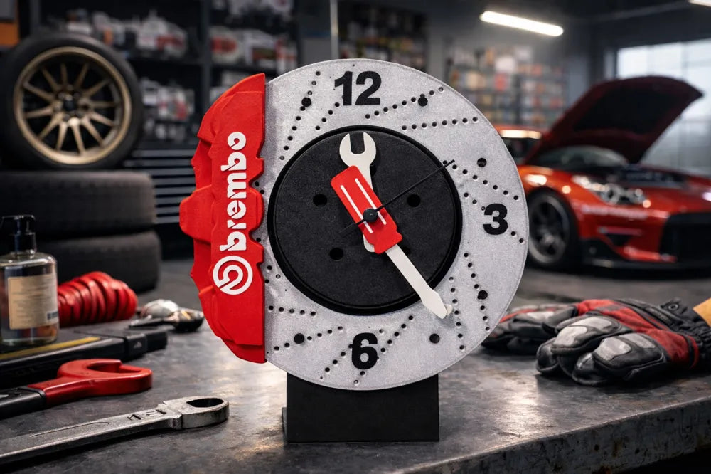 Disc Brake Clock – Disk Fren Tasarımlı Dekoratif Duvar Saati