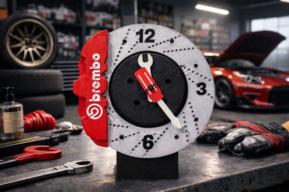 Disc Brake Clock – Disk Fren Tasarımlı Dekoratif Duvar Saati