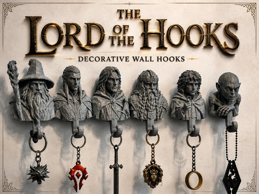 The Lord Of The Hooks – Dekoratif Duvar Askılıkları Seti