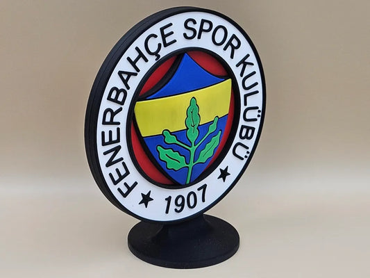 Fenerbahçe İstanbul Masaüstü Dekoru – 3D Baskı Taraftar Objesi