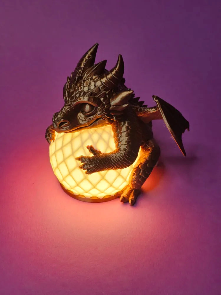 Dragon Night Light – Cozy Bedside Lamp | Ejderha Gece Lambası