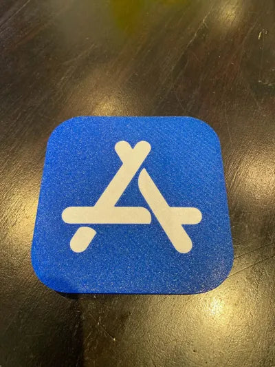 Apple App Store Logosu – Dekoratif Masaüstü ve Duvar Süsü