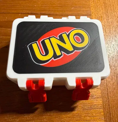 Uno Kart Kutusu – SnapLock | 3D Baskı Kilitli Kart Saklama Kutusu