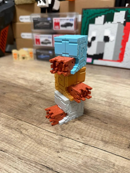 Minecraft Esintili Nautilus Figürü 3'lü set