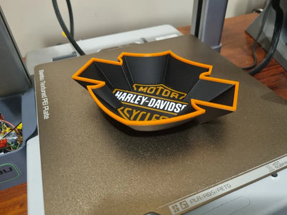 Harley Davidson Dekoratif Kase ve Tepsi