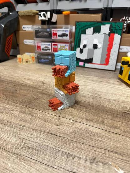 Minecraft Esintili Nautilus Figürü 3'lü set