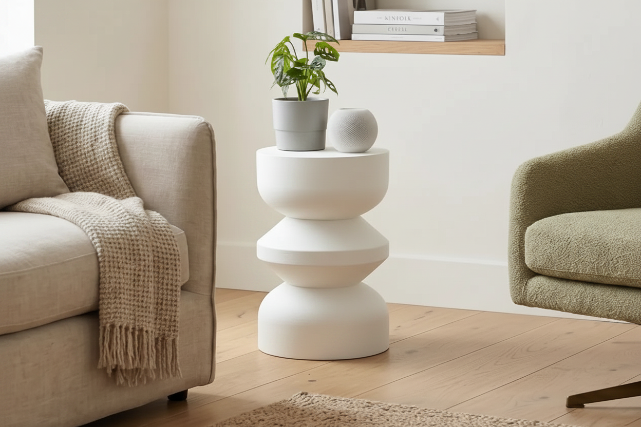 Modern Minimalist Yan Sehpa – Komodin ve Gece Sehpası