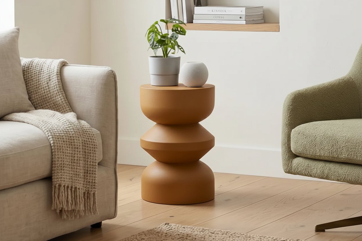 Modern Minimalist Yan Sehpa – Komodin ve Gece Sehpası