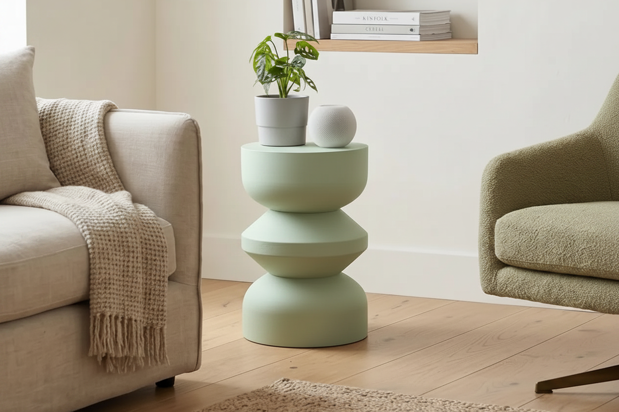 Modern Minimalist Yan Sehpa – Komodin ve Gece Sehpası