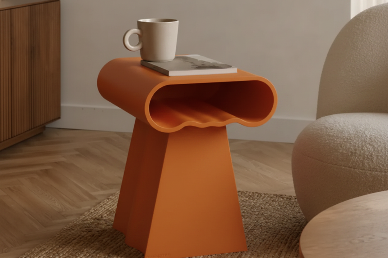 Minimalist Heykel Formunda Komodin