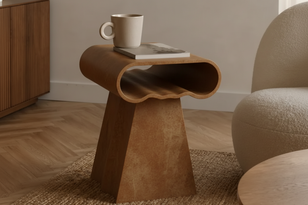 Minimalist Heykel Formunda Komodin