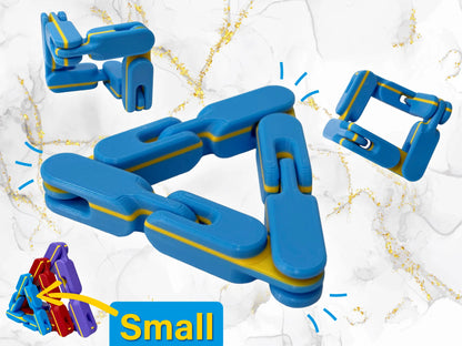 3D Baskı Fidget Küp | Print-in-Place Hareketli Stres Giderici Oyuncak | Dokulu Masa Oyuncağı