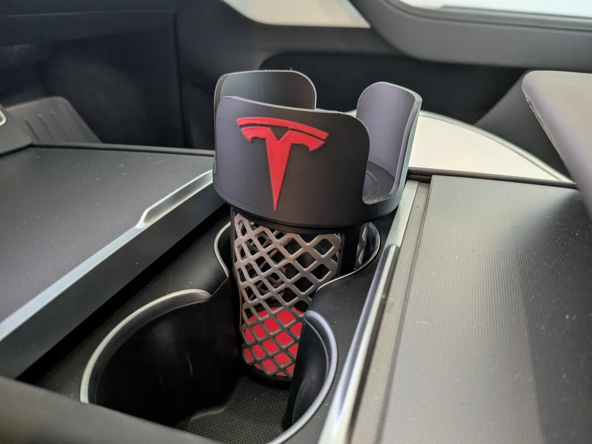 Tesla Büyük Şişe Bardaklık Adaptörü – Model Y Juniper İçecek Tutucu